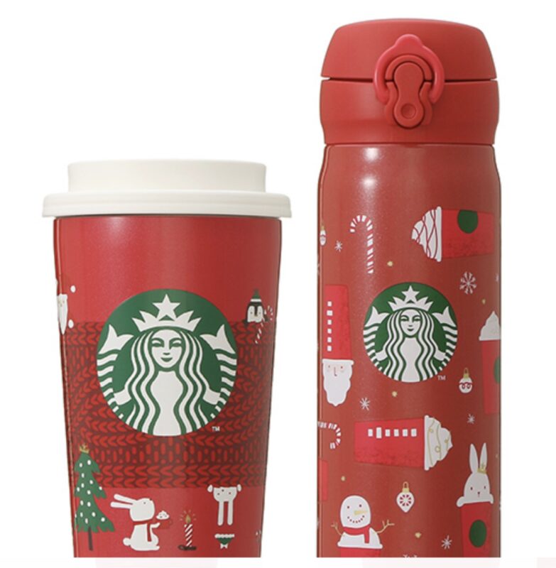 返品交換不可】 Starbucksタンブラー ホリデー2021 355ml